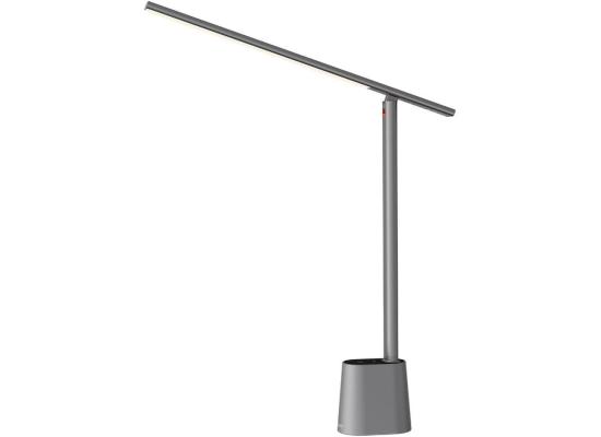 Baseus LED Desk Lamp Auto-Dimming Table Lamp Eye-Caring Smart Lamp Touch Control 47" Wide Illumination 250 Lumens 5W 3 Color Modes for Home Office, Living Room, Bedroom, Painting - Dark Grey